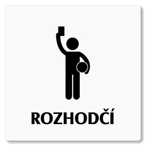 Rozhodčí, 148x148mm, bílá, Nevada